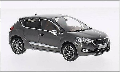 DS Automobiles DS4 Berline 1/43 Norev metallic grijs/zwart 2015 modelauto