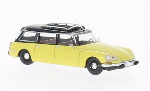 Citroen DS Break 1/87 Brekina Stationwagen geel/zwart modelauto