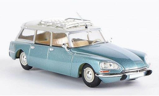Citroen DS Break 1/87 Brekina Stationwagen grijs-groen/beige modelauto