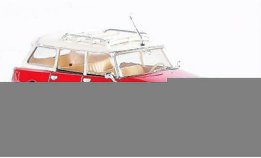 Citroen DS Break 1/87 Brekina Stationwagen rood/wit modelauto