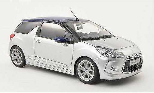 DS Automobiles DS3 Cabriolet 1/18 Norev Cabrio grijs 2013 modelauto