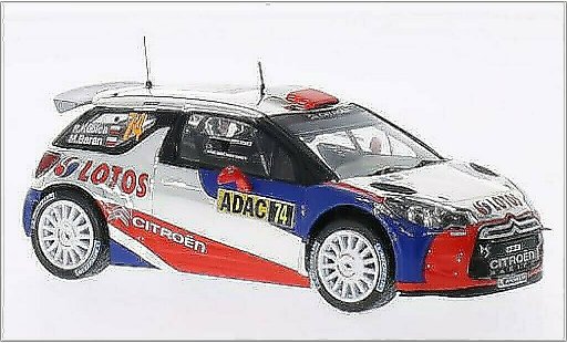 DS Automobiles DS3 Berline 1/43 IXO RRC Lotos No.74 Rally Duitsland 2013 /M.Baran modelauto