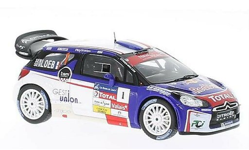 DS Automobiles DS3 WRC 1/43 Spark No.1 Red Bull Rally du Chablais 2013 modelauto