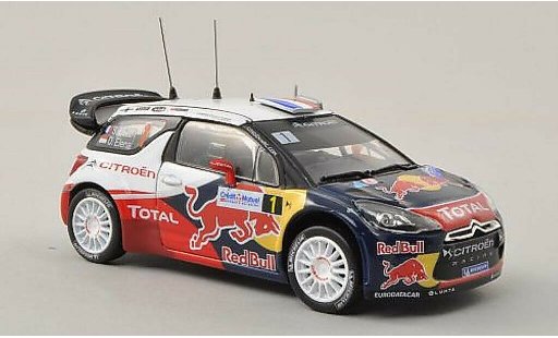 DS Automobiles DS3 WRC 1/43 Norev No.1 Red Bull / Total Rally de France 2012 /D.Elena modelauto