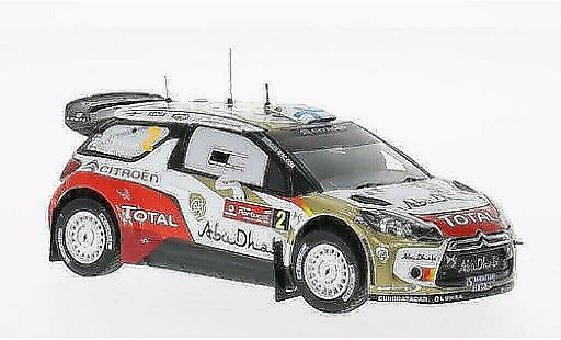 DS Automobiles DS3 WRC 1/43 IXO No.2 Abu Dhabi Rally Portugal 2013 /J.Lehtinen modelauto