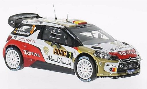 DS Automobiles DS3 WRC 1/43 IXO No.3 Abu Dhabi Rally Duitsland 2013 /C.Del modelauto