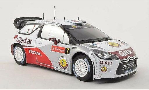 DS Automobiles DS3 WRC 1/18 Norev No.7 Qatar Rally Portugal 2012 modelauto
