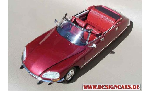 Citroen DS 21 1/18 Norev cabriolet 4 portes rood lucifer modelauto