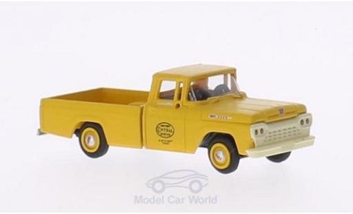 Modelauto Ford F-100 Pickup 00 New York Central System 1960 met Hy-Line-Gleisaufsatzr&Atilde;&curren;dern 1/87 Classic Metal Works