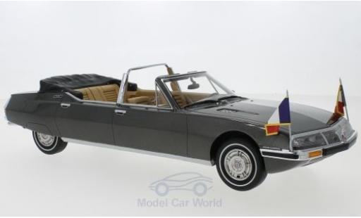 Modelauto Citroen SM Presidentielle by Henri Chapron metallic grijs 1972 1/18 CMF