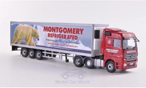 Modelauto Mercedes Actros Base Montgomery Refrigerated K&Atilde;&frac14;hlkoffer-SZ 1/50 Corgi