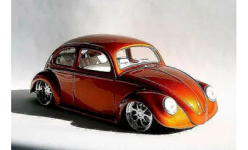 Volkswagen Kafer Base 1/18 Solido cox california oranje bud modelauto