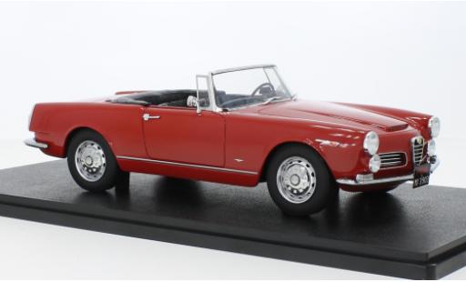Modelauto Alfa Romeo 2600 spider Touring rood 1961 1/18 Cult Scale Models