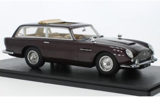 Modelauto Aston Martin DB5 shooting brake harold radford metallic rood RHD 1964 1/18 Cult Scale Models