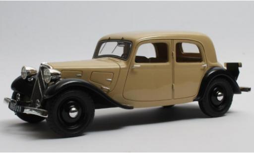 Modelauto Citroen Traction 7 Avant 7CV beige/zwart 1935 1/18 Cult Scale Models