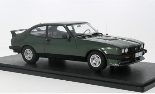 Modelauto Ford Capri 2.8 Turbo groen 1981 1/18 Cult Scale Models