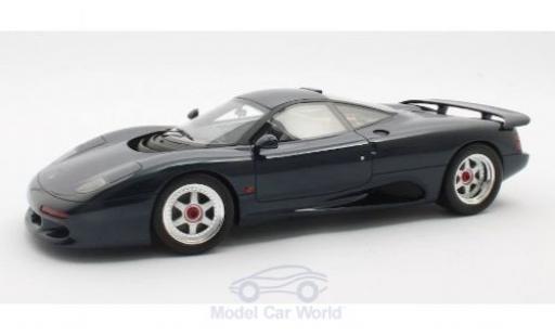 Modelauto Jaguar XJ XJ-R -R metallic blauw RHD 1990 1/18 Cult Scale Models