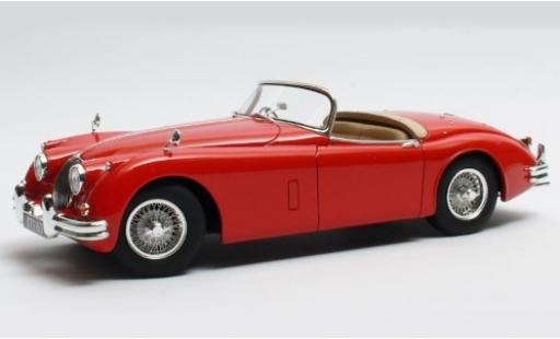 Modelauto Jaguar XK 150 OTS rood RHD 1958 1/18 Cult Scale Models