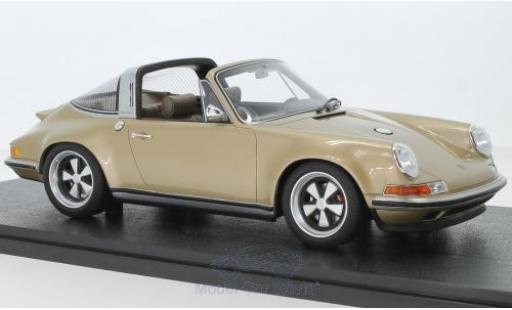 Modelauto Porsche 911 Targa metallic gold Singer 1/18 Cult Scale Models