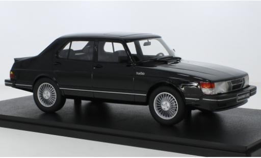 Modelauto Saab 900 Turbo zwart 1983 1/18 Cult Scale Models