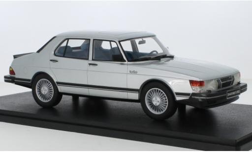 Modelauto Saab 900 Turbo grijs 1983 1/18 Cult Scale Models