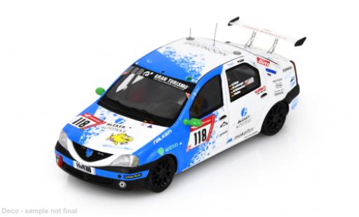 Modelauto Dacia Logan course 24h N&Atilde;&frac14;rburgring 2023 Team SwiftWing.de #118 O.Kriese/M.Lachmayer 1/43 Spark