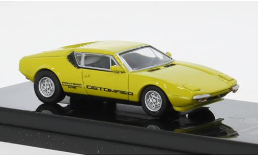 Modelauto De Tomaso Pantera Coupe geel 1/64 Para64