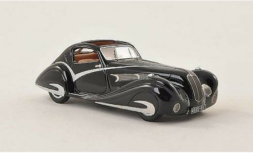 Delahaye 135 Coupe 1/43 Nickel Competition Figoni & Falaschi zwart 1936 modelauto