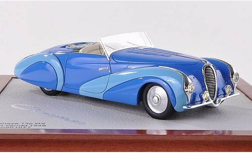 Delahaye 135 Cabriolet 1/43 Chromes MS Cabrio Faget Varnet blauw/blauw 1949 modelauto