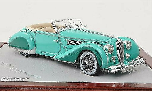 Delahaye 135 Cabriolet 1/43 Chromes MS Cabrio Figoni & Falaschi mint-groen 1939 modelauto