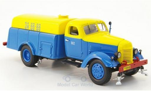 Modelauto Zis 150 Base ZIS PM-8 blauw/geel Stra&Atilde;�enreinigung 1/43 DIP Models