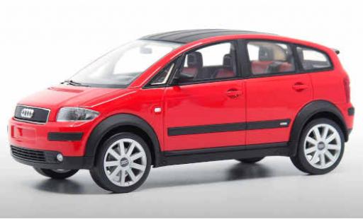 Modelauto Audi A2 citadine rood 1/18 DNA Collectibles