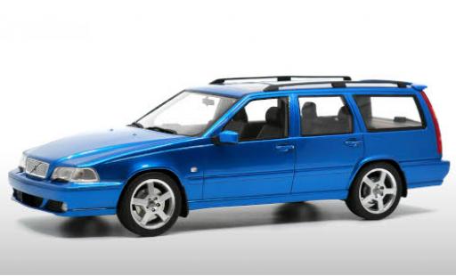 Modelauto Volvo V70 R AWD (Typ L P80) metallic blauw 1999 1/18 DNA Collectibles