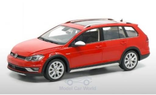 Modelauto Volkswagen Golf Alltrack VII rood 2015 1/18 DNA Collectibles