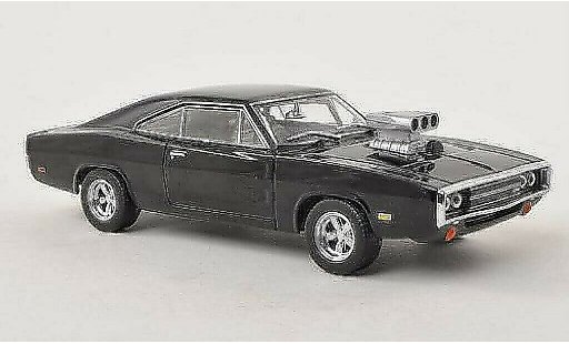 Dodge Charger R/T 1/43 Greenlight zwart Fast & Furious 1970 modelauto