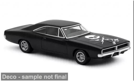 Modelauto Dodge Charger Coupe zwart 1969 1/43 Norev