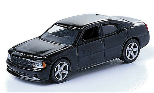 Dodge Charger Berline 1/64 Greenlight zwart aus der TV-Serie CSI Miami 2008 modelauto