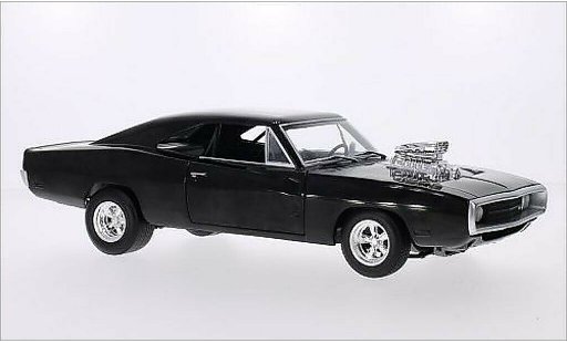 Dodge Charger Coupe 1/18 Hot Wheels zwart The Fast and the Furious 1970 modelauto