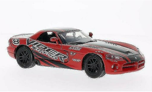 Dodge Viper SRT 10 1/24 Motormax - No.8 rood/zwart modelauto