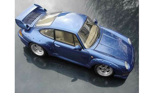 Porsche 911 GT2 1/18 Ut Models lagon blauw modelauto