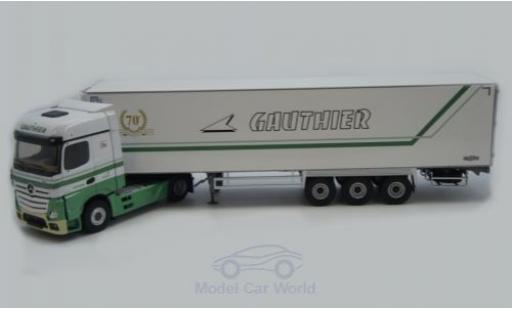 Modelauto Mercedes Actros Bigspace 2 Gauthier (F) K&Atilde;&frac14;hlkoffer-Sattelzug 1/43 Eligor