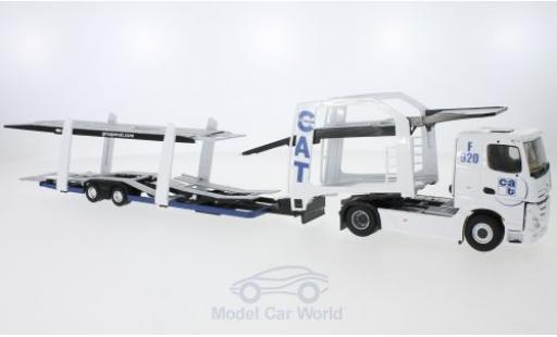 Modelauto Mercedes Actros Base 2 CAT Autotransporter 1/43 Eligor