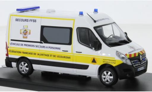 Modelauto Renault Master Kasten bestelwagen Premiers Secours FFSS 2014 1/43 Eligor