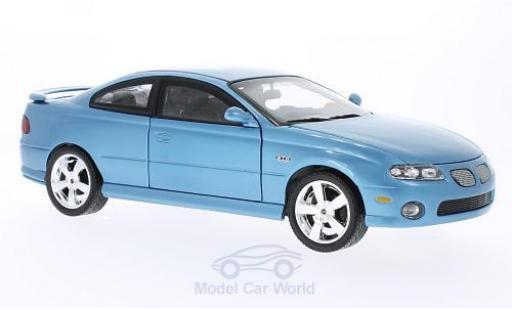 Modelauto Pontiac GTO 2004 metallic blauw 1/18 Ertl