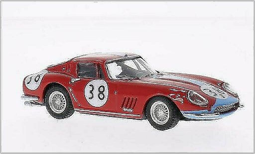 Ferrari 275 GTB/4 1/43 Best Coupe No.38 1000 Km di Parigi 1966 /C.Gaspar modelauto