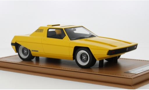 Modelauto Ferrari 308 GT Bertone geel 1/18 Tecnomodel