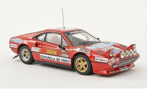Ferrari 308 GTB 1/43 Best No.1 Rally di Spagna 1984 /Osona modelauto