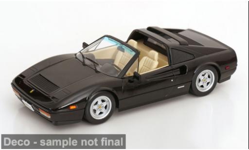Modelauto Ferrari 328 GTS zwart 1985 US-Version Miami Vice 1/18 KK Scale