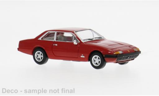 Modelauto Ferrari 365 GT4 2+2 rood 1972 1/87 PCX87