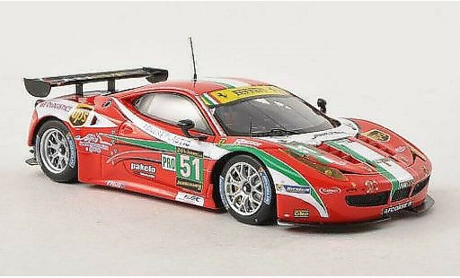 Ferrari 458 Italia GT2 1/43 Fujimi No.51 AF Corse 24h Le Mans 2013 /M.Malucelli modelauto